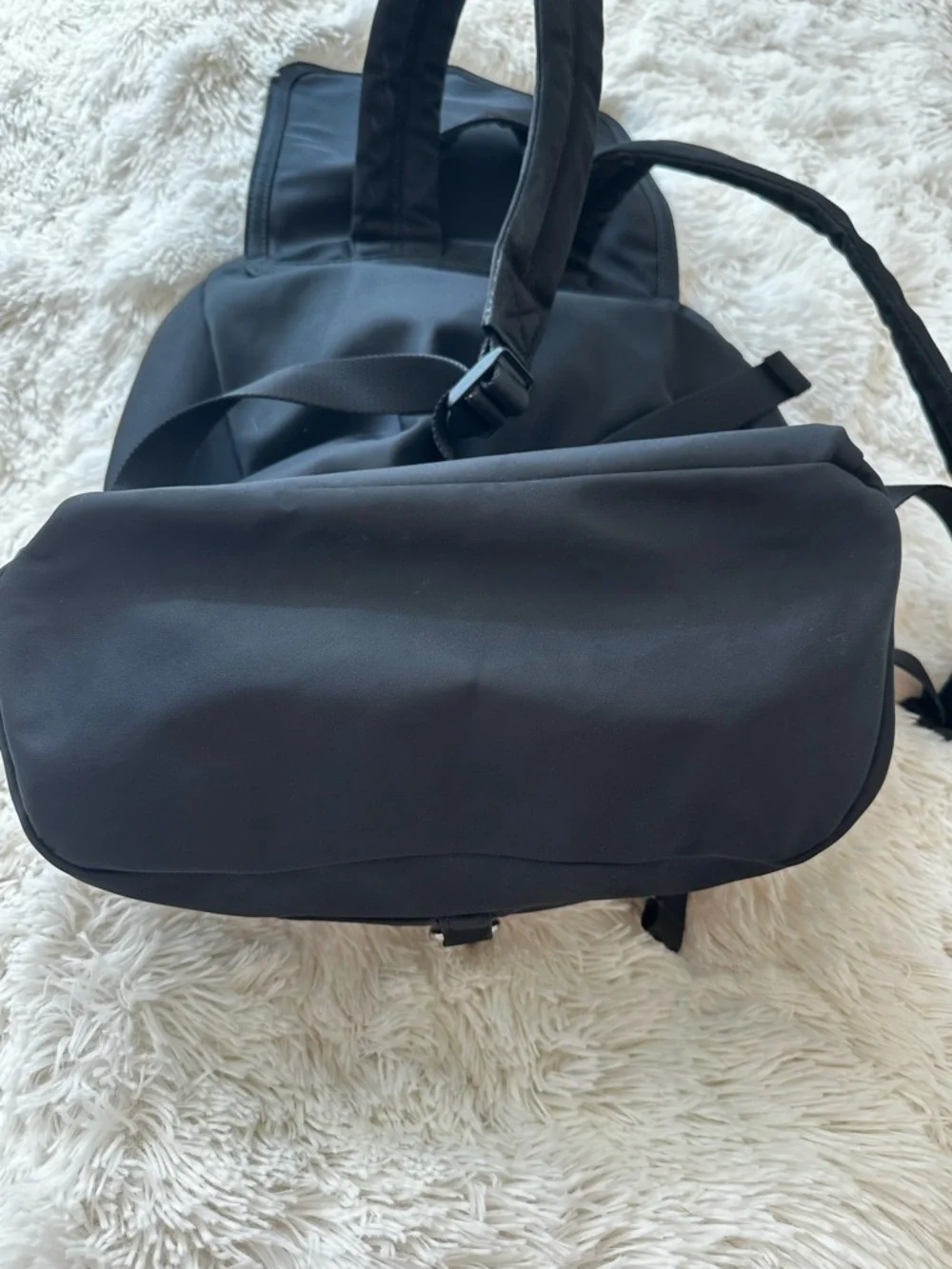 REBECCA MINKOFF Bikeshare Black Nylon Backpack Travel Commuter Bag